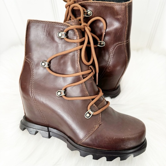 NEW SOREL JOAN OF ARCTIC WEDGE III LACE BOOT SIZE 6.5 - Picture 12 of 16